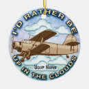 Search for biplane christmas tree decorations Pilot