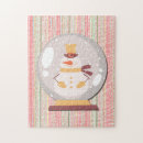 Search for snowman puzzles Vintage