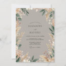 Search for organic wedding invitations Botanical