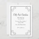Search for good looking invitations Making 50 look good
