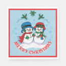Search for snowman napkins Holly