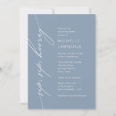 Search for by mail bridal shower invitations Dusty blue