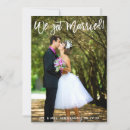 Search for we got married invitations Elopement