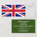 Search for british flag business cards Britain