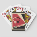 Search for feminist playing cards Political