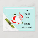 Search for funny skiing christmas cards Skier