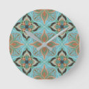 Search for moroccan tile clocks Floral
