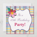 Search for 65 years invitations Flowers