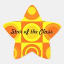 Search for orange stars stickers For kids