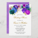 Search for watercolor peacock feather invitations Blue