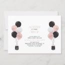 Search for rose gold balloons invitations Simple