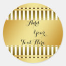 Search for round gold foil stickers Vintage