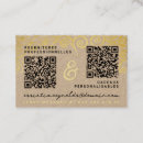 Search for script standard business cards Gold