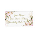 Search for gold address stickers Pink