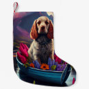 Search for cocker spaniel christmas stockings Dog