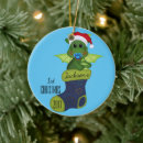 Search for baby dinosaur christmas tree decorations Baby's first christmas
