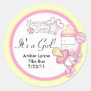 Search for heaven sent stickers Baby shower