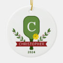 Search for pickleball paddle christmas tree decorations Player