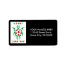 Search for soccer return address labels Player