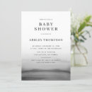 Search for grey watercolor invitations Gender neutral