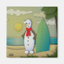 Search for snowman magnets Illustration