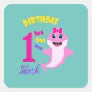 Search for pink and blue fish stickers Under the sea