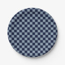 Search for blue gingham plates Classic