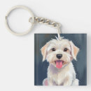 Search for white puppy key rings Pet