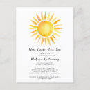 Search for vertical sunshine baby boy shower invitations Whimsical