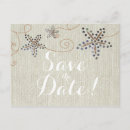 Search for burlap save date postcards Elegant