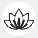 Search for white lotus flower stickers Meditation