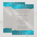 Search for turquoise quinceanera invitations Elegant