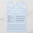 Search for baby shower advice cards Blue