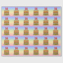 Search for 16th birthday wrapping paper 16 years old