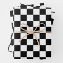 Search for black and white check wrapping paper Cool