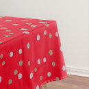 Search for gold and red christmas tablecloths Classic