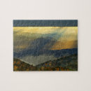 Search for smoky mountains puzzles Sunset