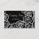 Search for vintage rose business cards Beauty salon