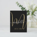 Search for initial name cards Typography