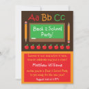 Search for back to school celebration invitations Kids