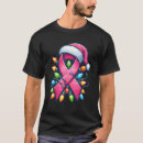 Search for breast cancer christmas tshirts Snow