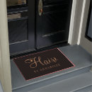 Search for beauty salon doormats Typography