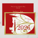 Search for red and gold graduation invitations School colours