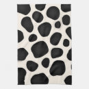 Search for cow print tea towels Black