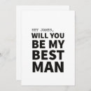Search for will you be my best man invitations Rustic