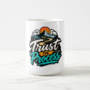 Search for trust the process mugs Motivational quote