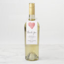 Search for thank you bottle tags Black and white