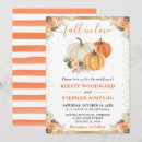 Search for white pumpkin wedding invitations Fall