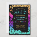 Search for peacock sweet 16 invitations Elegant