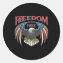 Search for freedom is not free stickers Murica